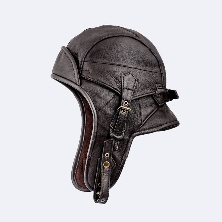Sodling, black leather duffle bag